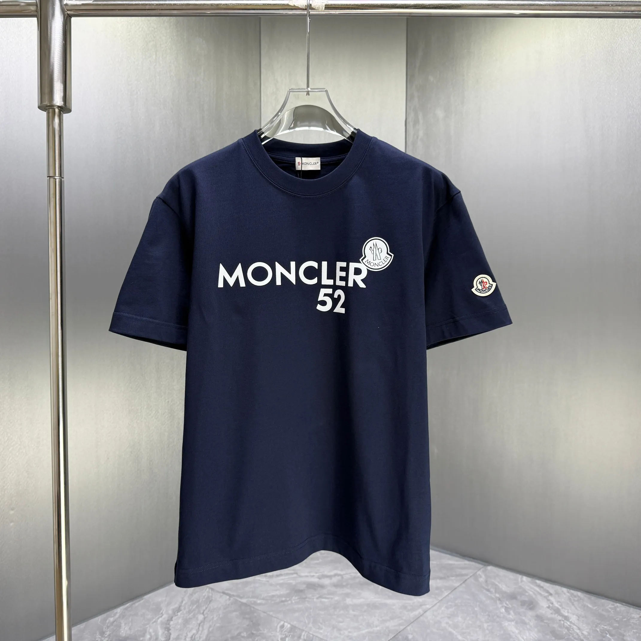 MONCL* * 2026 New Arrival T logo ：Black White Dark Blue Sizes：S M L XL XXL